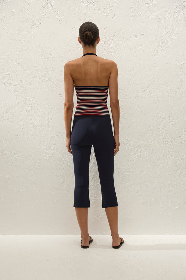 Leandra Capri Pant Navy