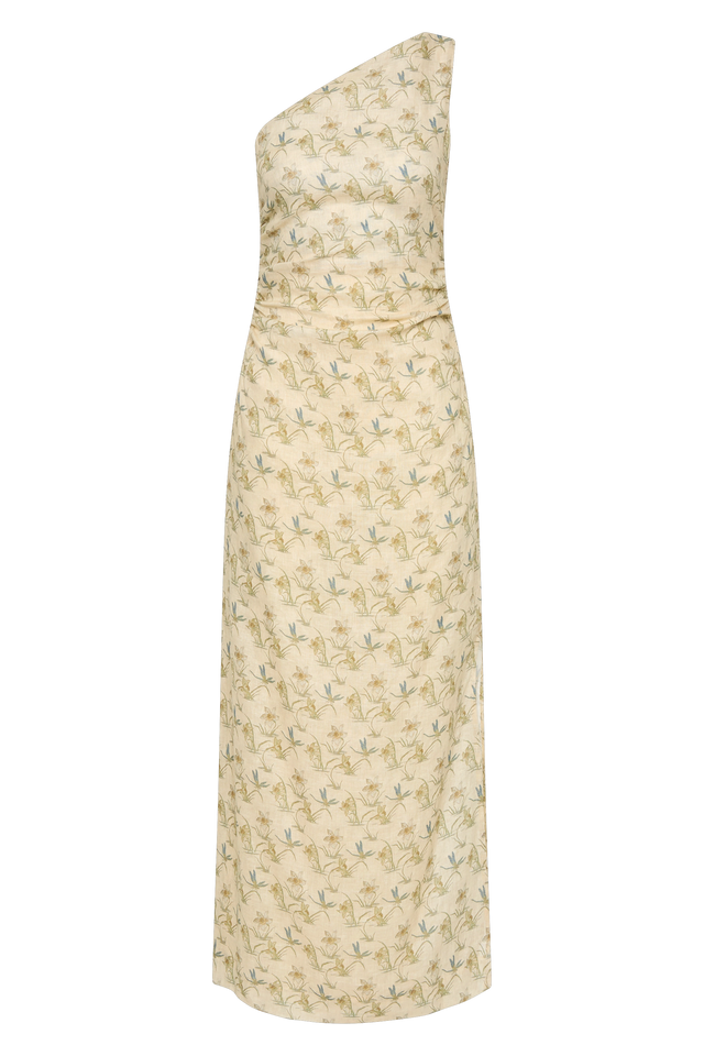 Jomana Midi Dress Daffodil Cream