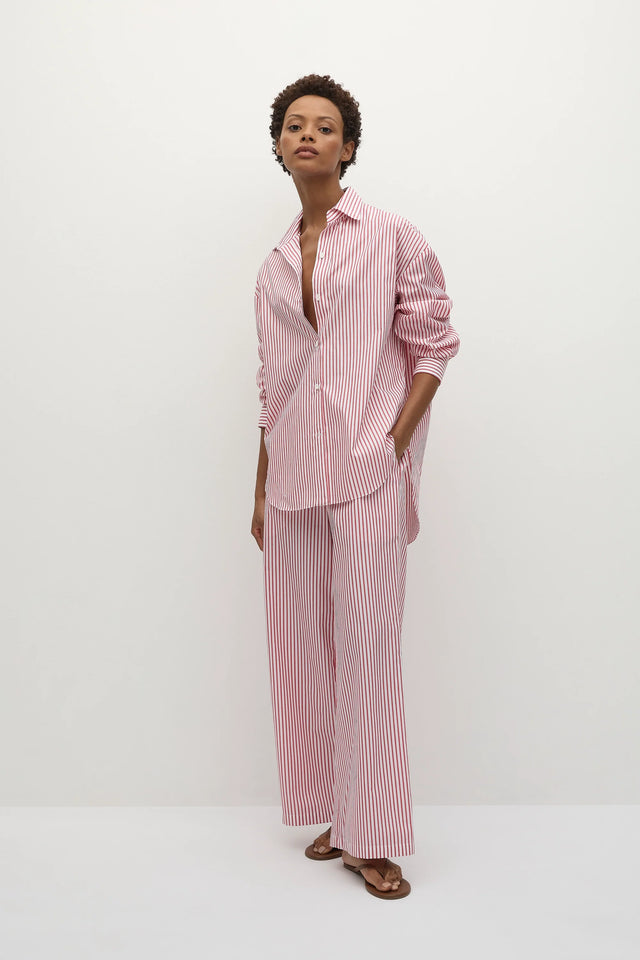 En Vau Oversized Shirt Riviera Stripe - Final Sale