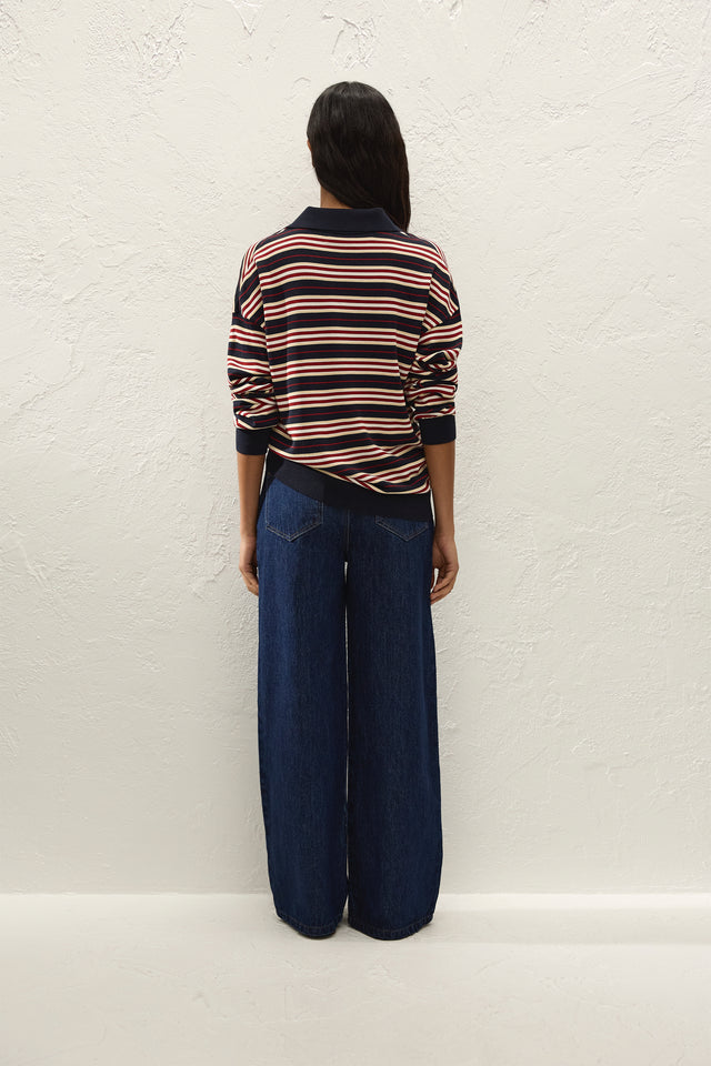 Quinta Wide Jean Dark Indigo