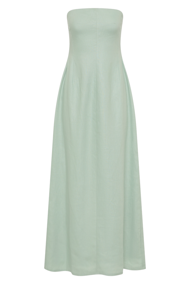 The Bandeau Dress Teal