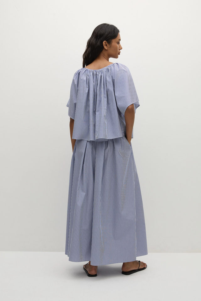 Astrid Skirt Helle Stripe Vintage Navy