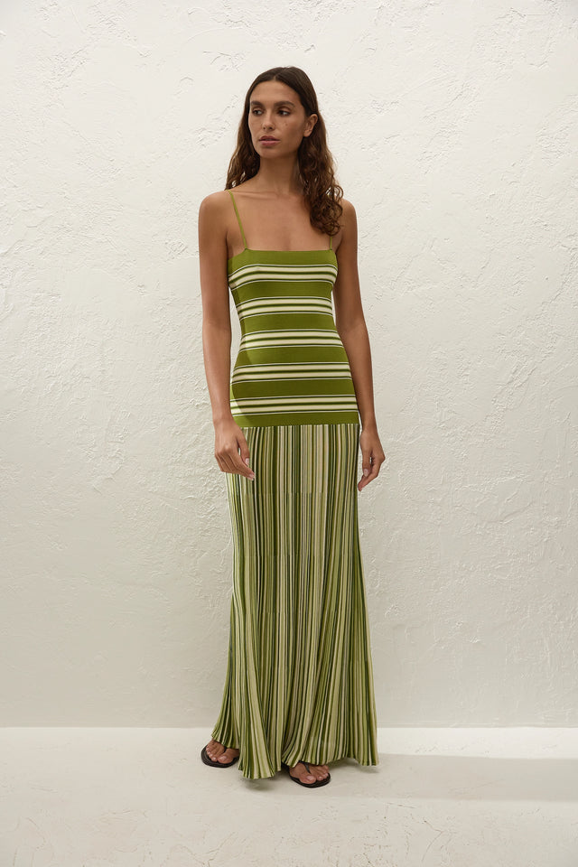 FAITHFULL THE BRAND Esenia Dress in Green - size XL FAITHFULL THE BRAND Esenia Dress in Green - size XL