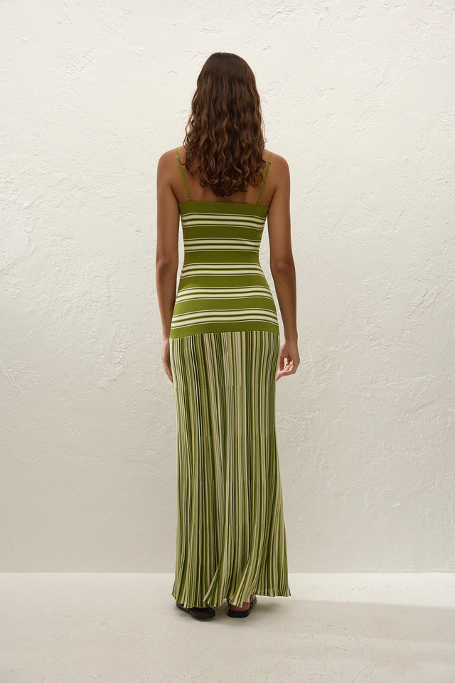FAITHFULL THE BRAND Esenia Dress in Green - size XL FAITHFULL THE BRAND Esenia Dress in Green - size XL