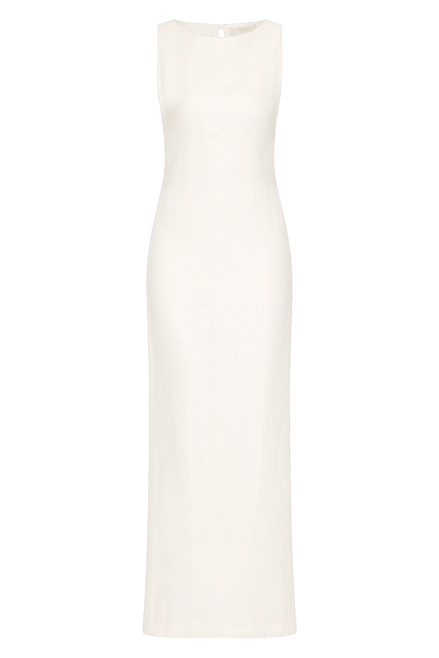 Taylor Midi Dress White - Faithfull the Brand INT Taylor Midi Dress White - Faithfull the Brand INT