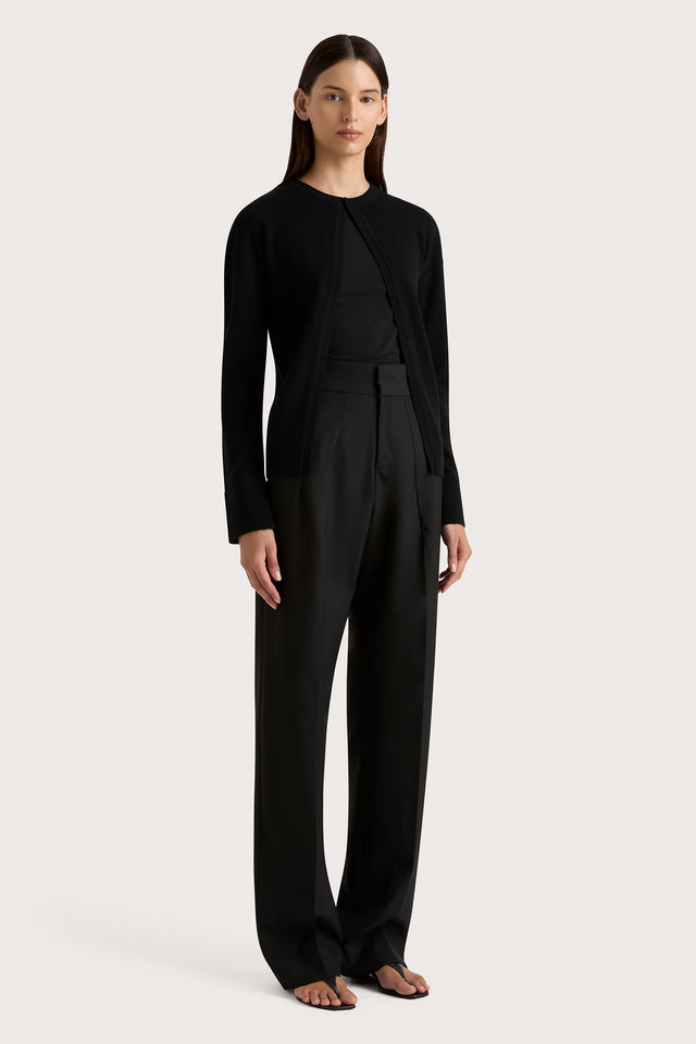 Frederikke Cashmere Cardigan Black