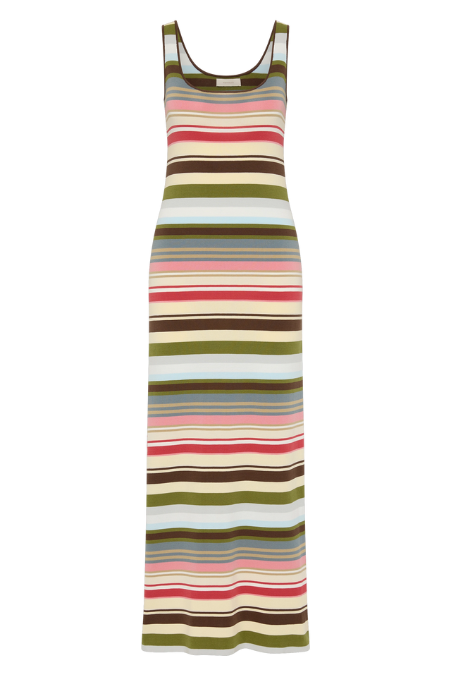 Enya Midi Dress Meleu Stripe Multi