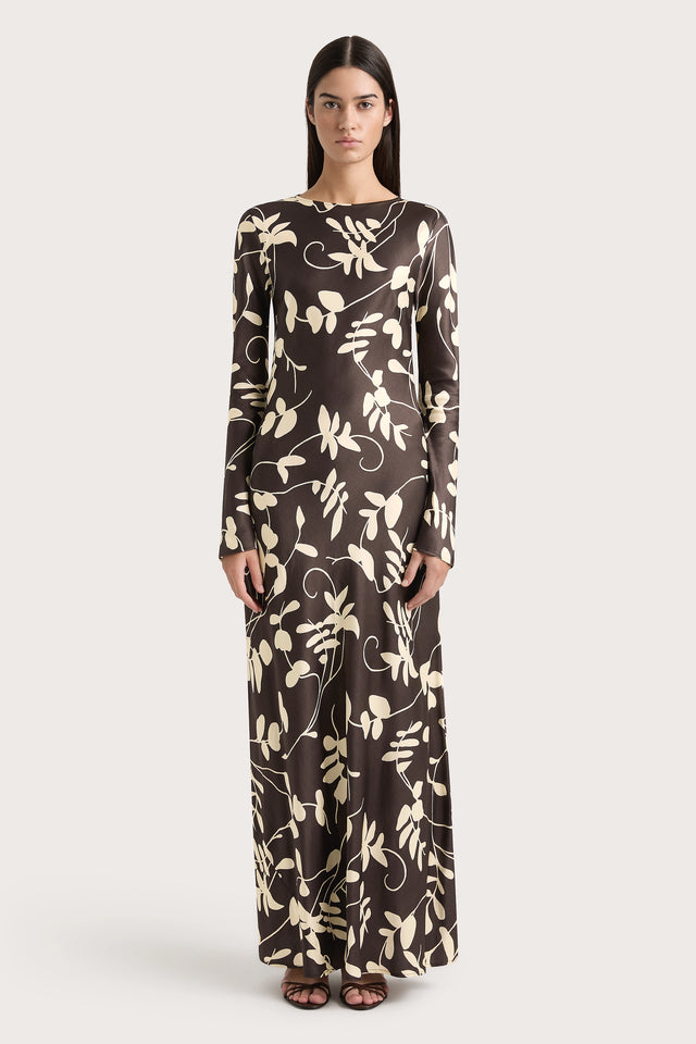 faithfull the brand maxi dress Sofie off-the-shoulder stretch-jersey maxi dress - black