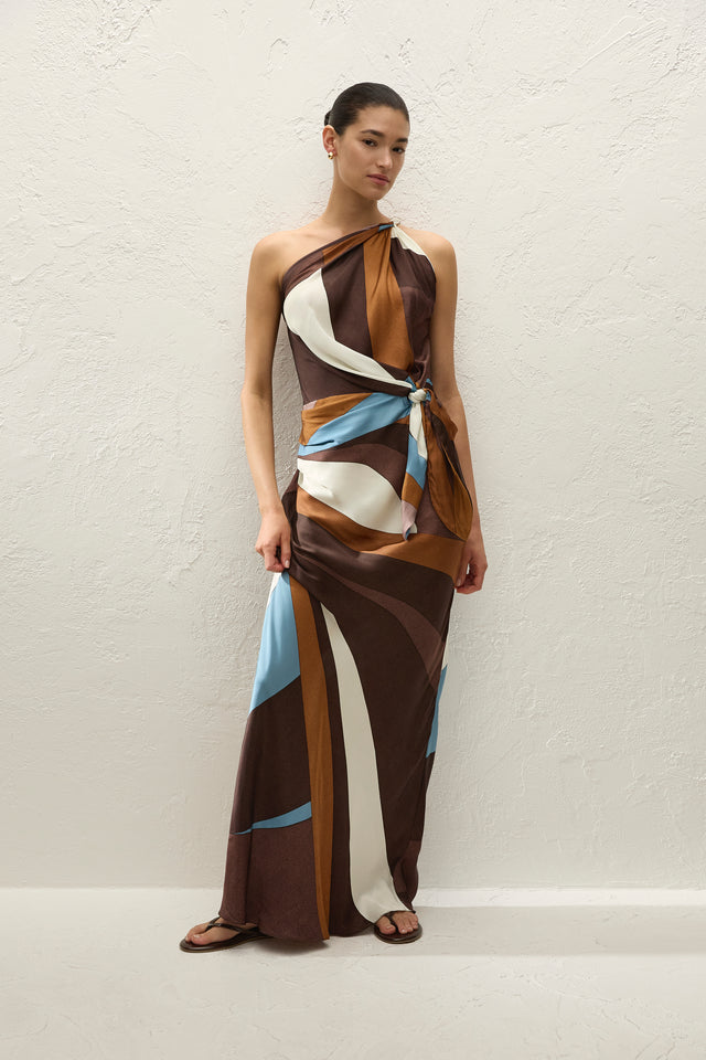 maxi dress brands Lenise Maxi Dress Black