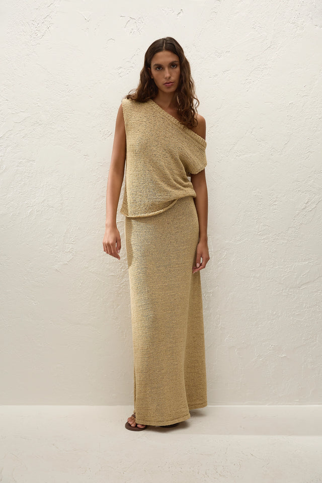 Micah Skirt Wheat