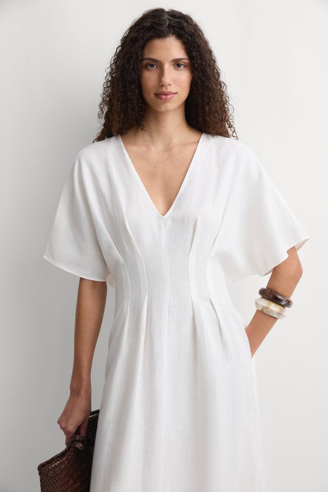 The Kimono Dress White