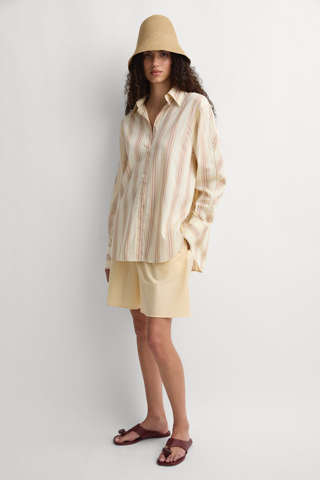 The Stripe Shirt Straw Stripe