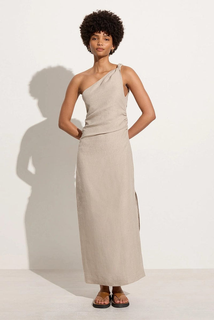 Jomana Midi Dress Natural - Faithfull the Brand