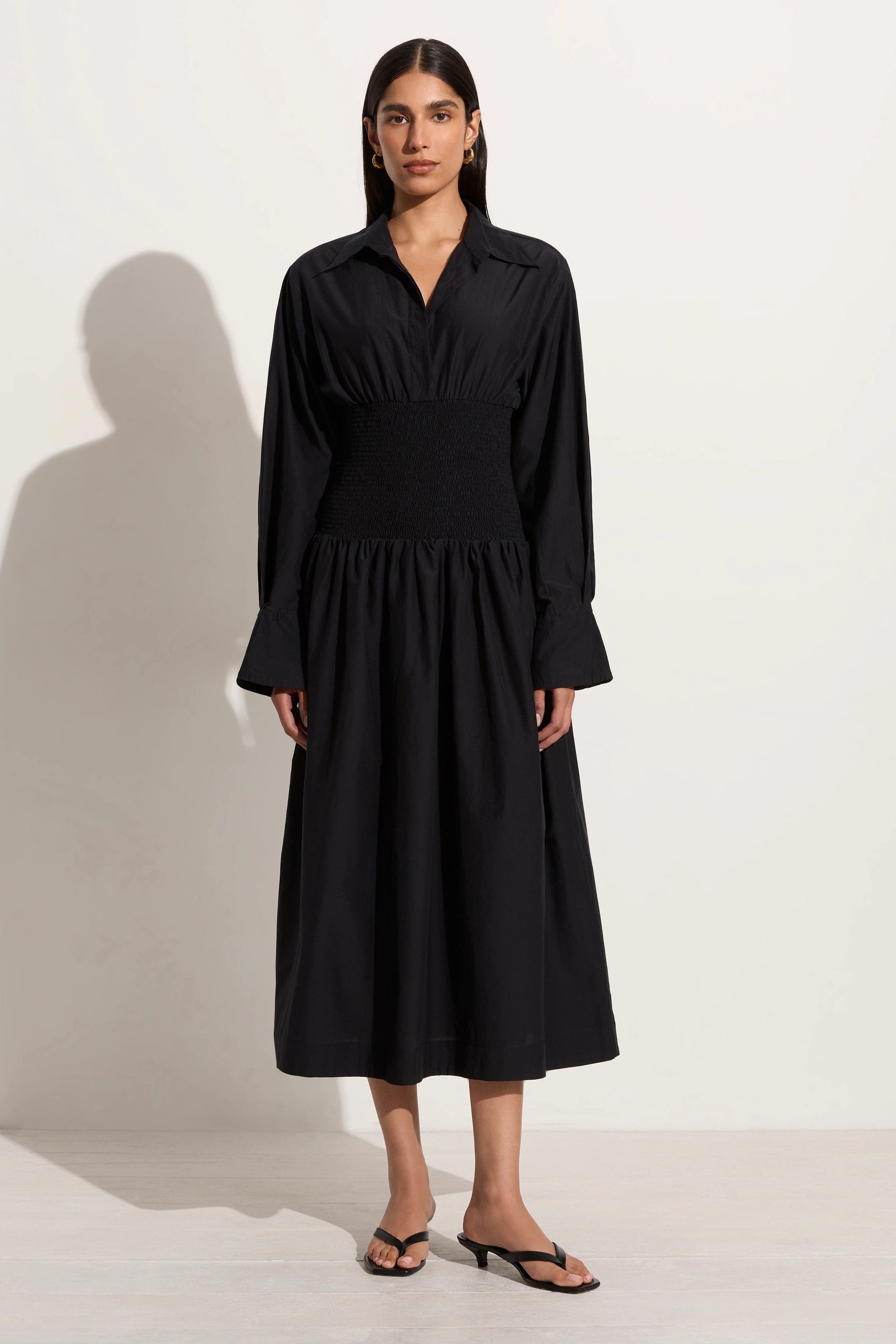 Cervo Midi Dress Black - Faithfull the Brand