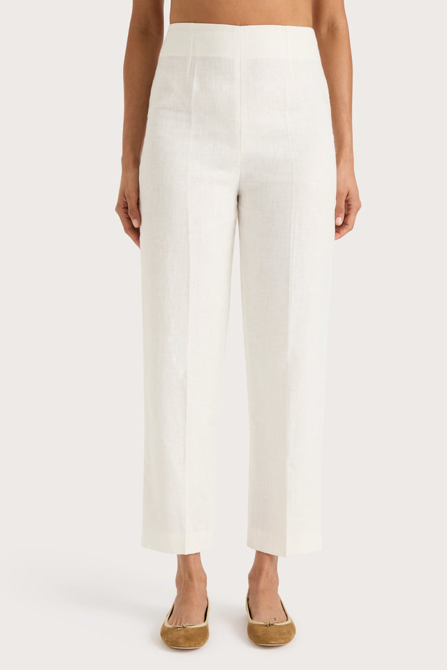 Claudine Pant White