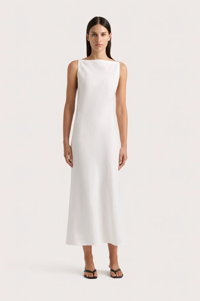 Antibes Midi Dress White