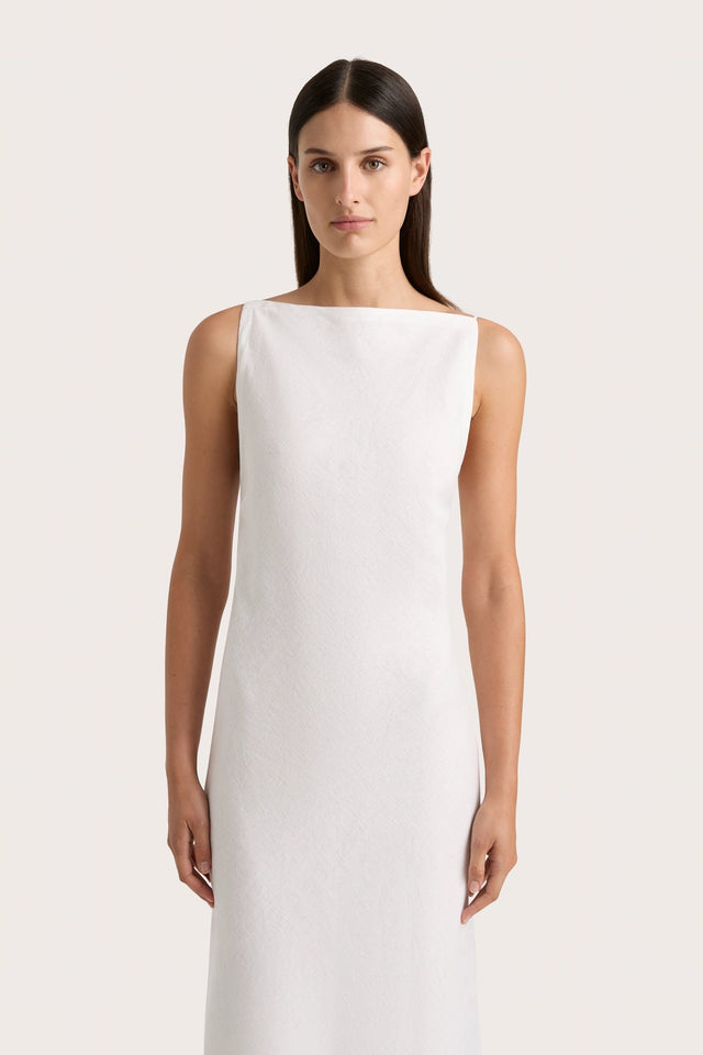 Antibes Midi Dress White - Final Sale