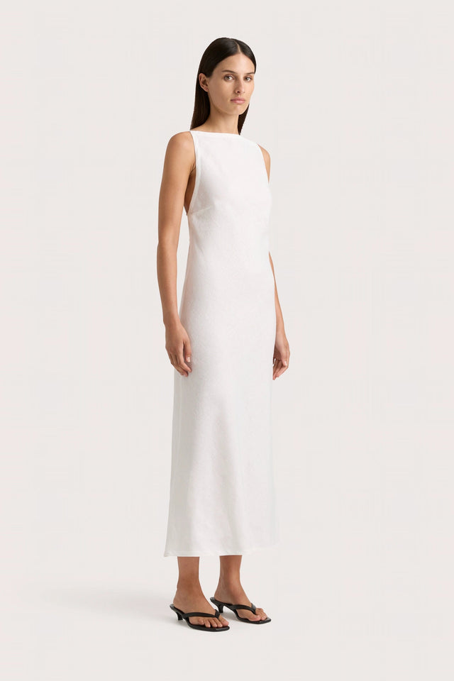 Antibes Midi Dress White - Final Sale