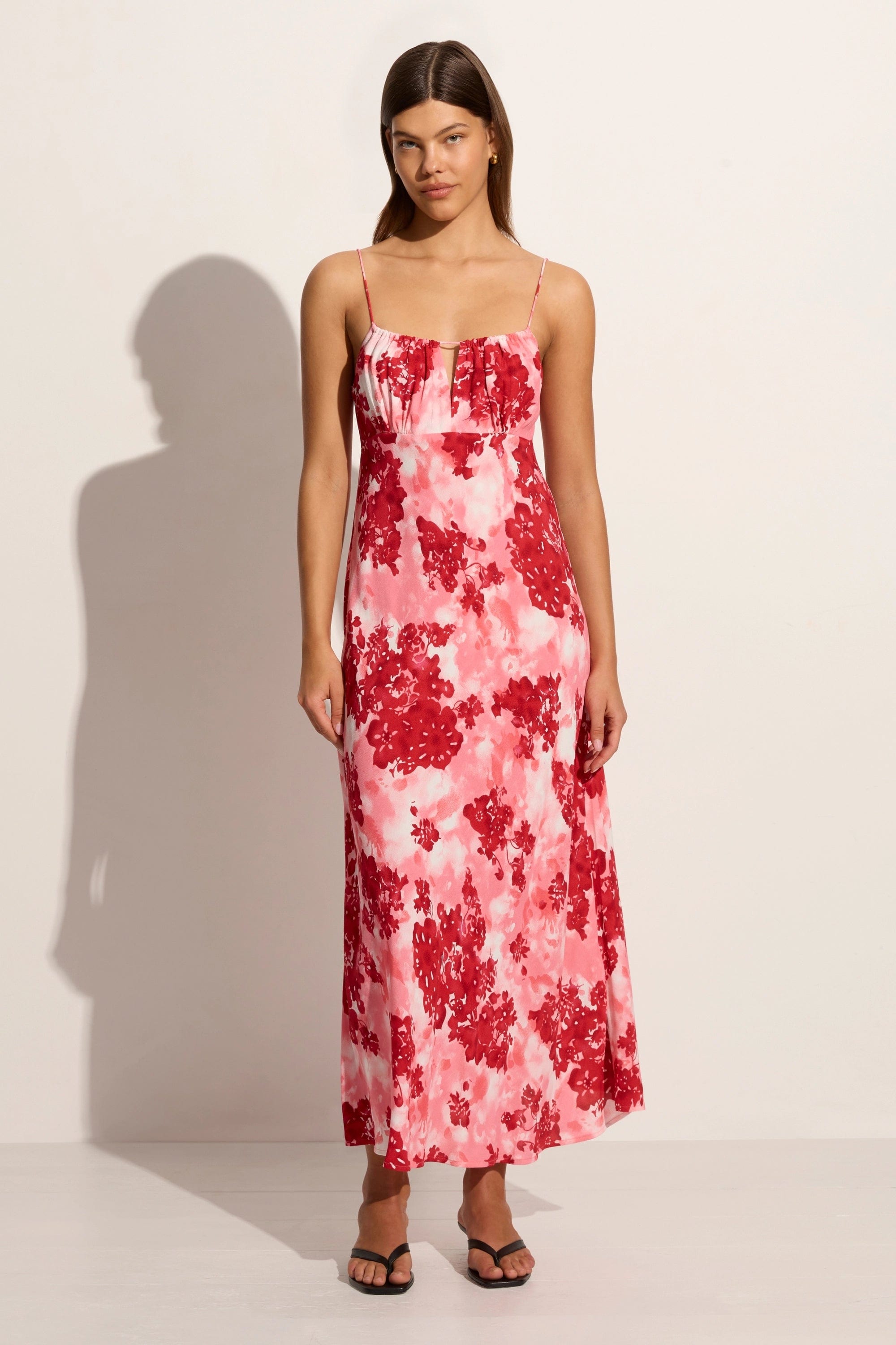 San Paolo Midi Dress Rosella Floral - Faithfull the Brand