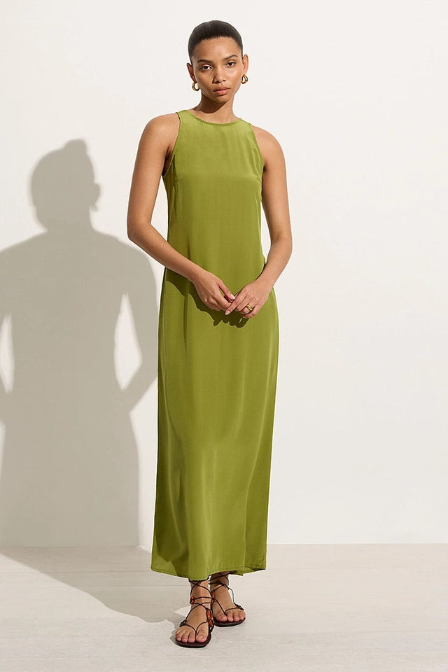 Esposende Midi Dress Palm Green