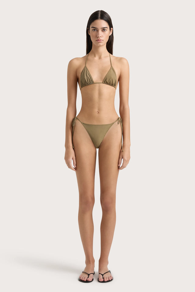 Sete Bikini Top Khaki