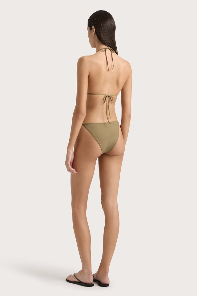 Sete Bikini Top Khaki