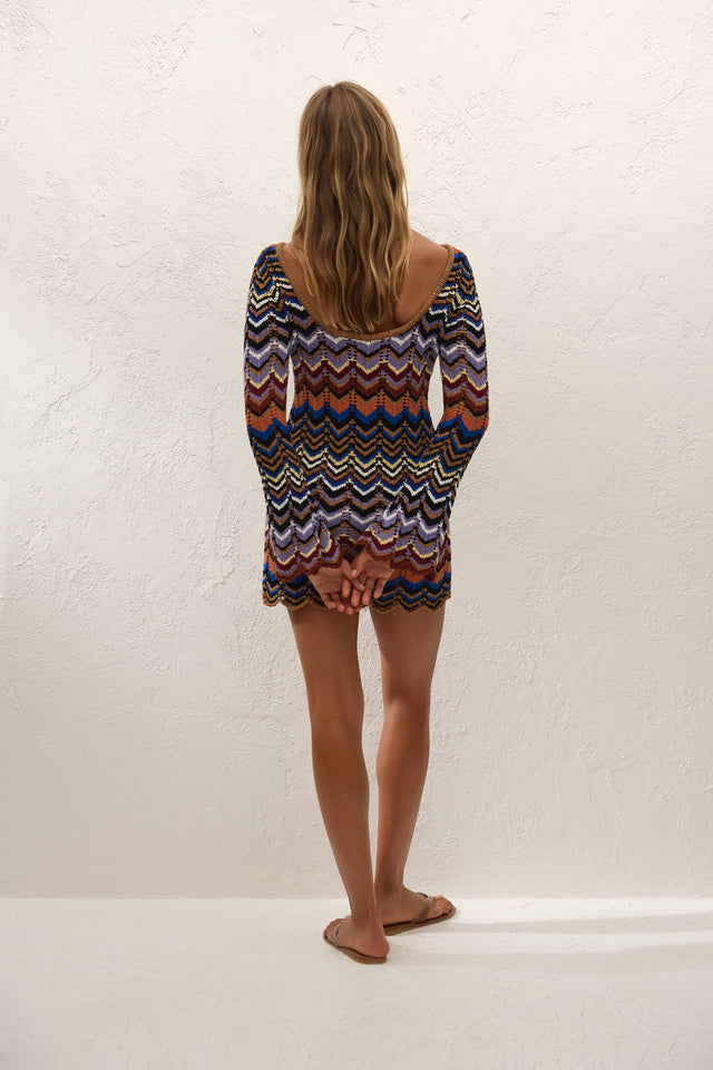 Sierra Mini Dress Cadaquès Stripe