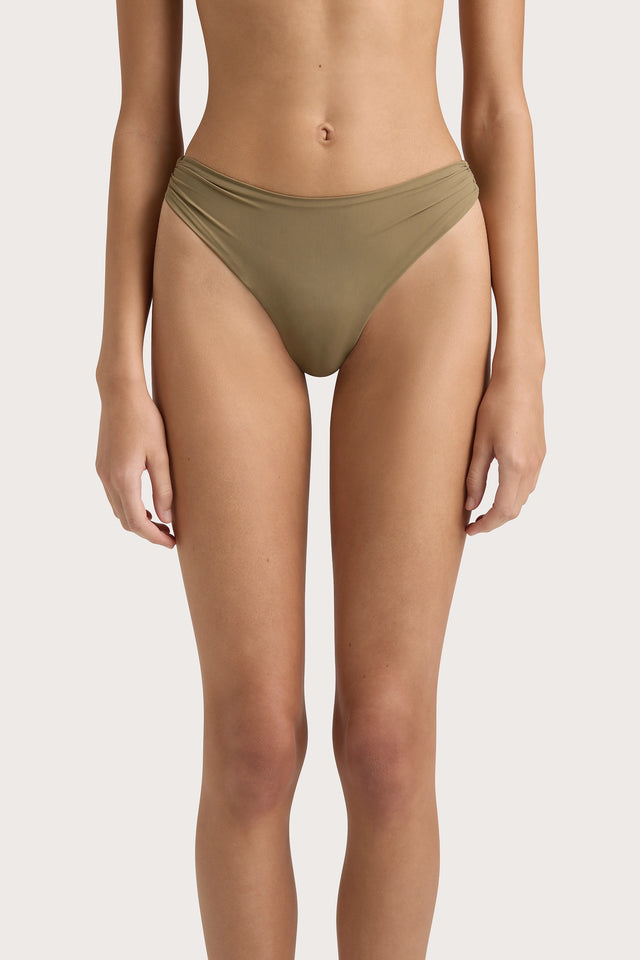 Faithfull Women s Henni Bikini Bottom Khaki XXL