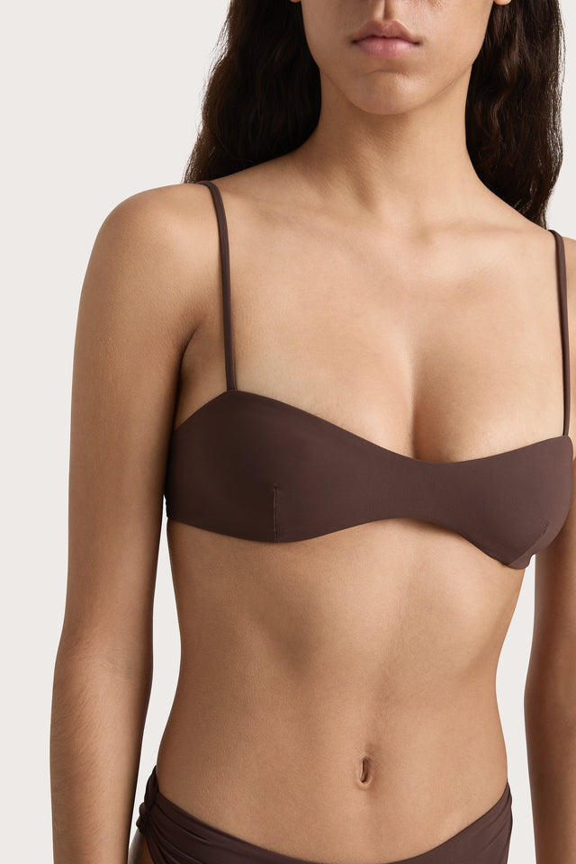 Evora Bikini Top Bistre