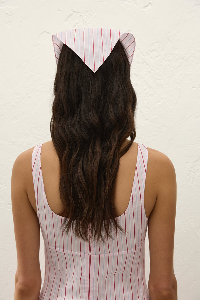 Lucia Head Scarf Fiori Stripe Palazzo