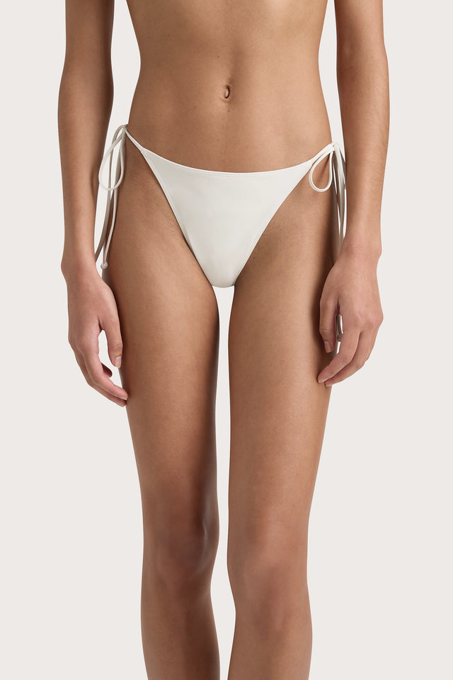 Leo Bikini Bottom White