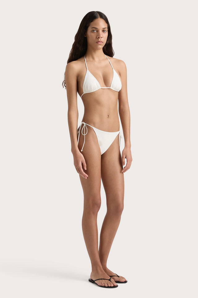 Leo Bikini Bottom White