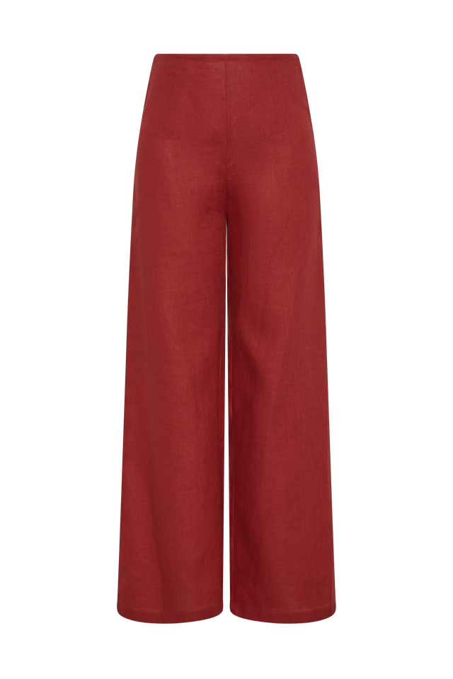 Syna Pant Deep Red