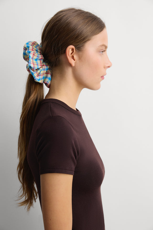Hair Scrunchie Sofia Check