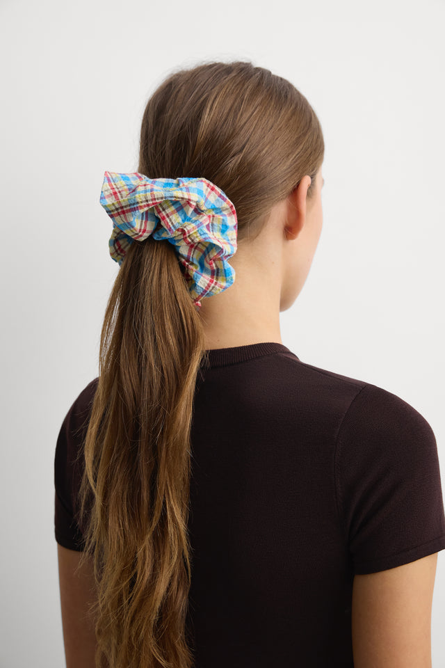 Hair Scrunchie Sofia Check