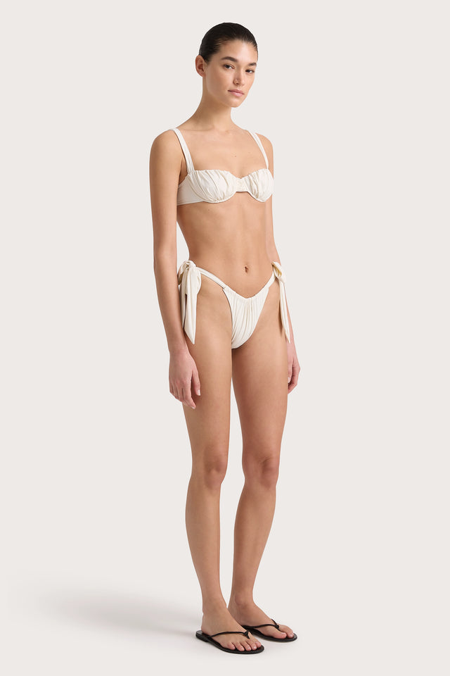 Costa Bikini Bottoms White