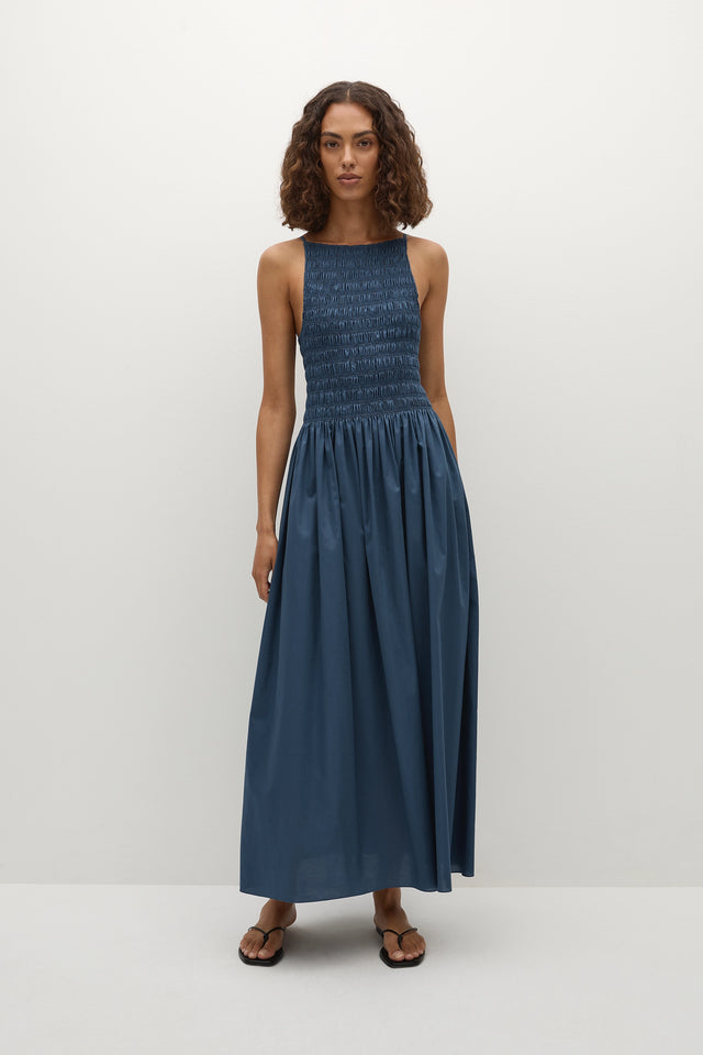 Laia Maxi Dress Vintage Navy - Final Sale