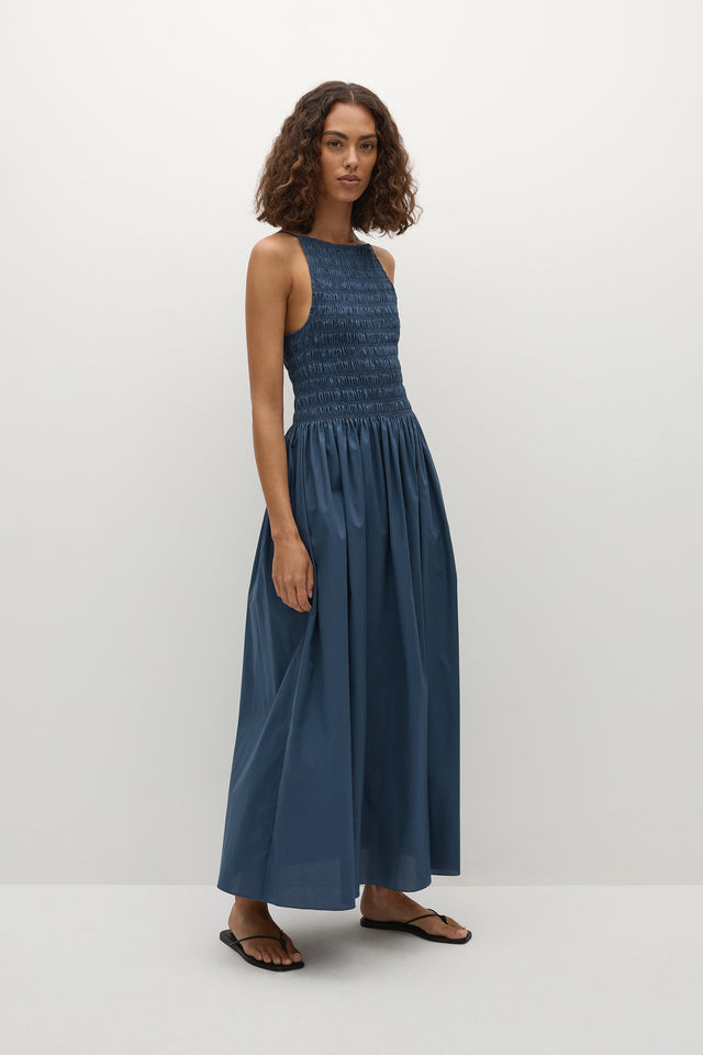 Laia Maxi Dress Vintage Navy - Final Sale