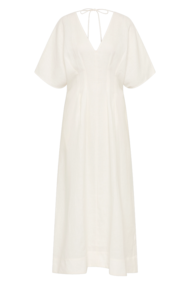 The Kimono Dress White