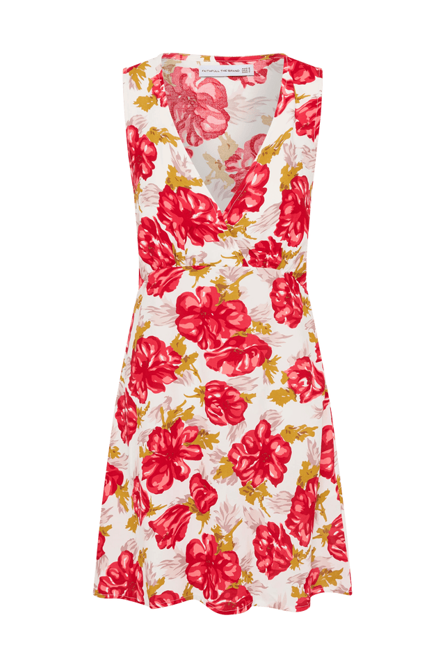 Penne Mini Dress Isadora Floral Red