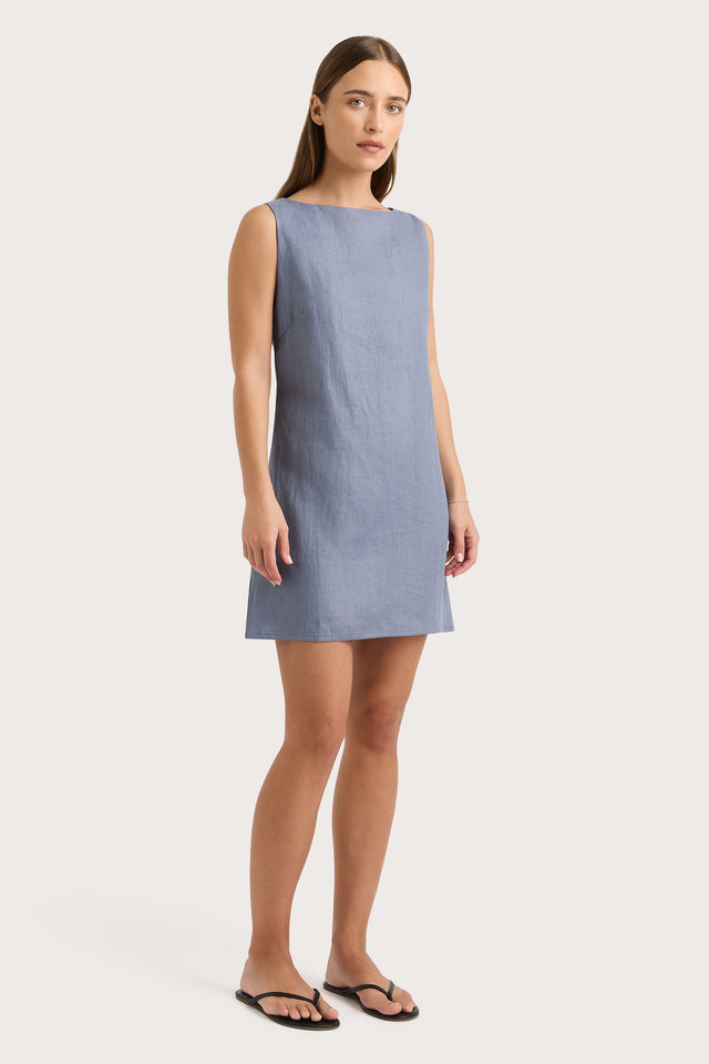 cornflower blue mini dress In The Garden Mini Dress In Cornflower by Three Bird Nest