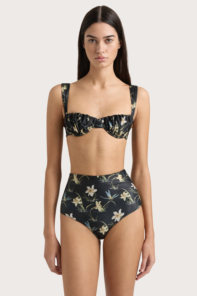 Bianca Bikini Bottom Daffodil Print