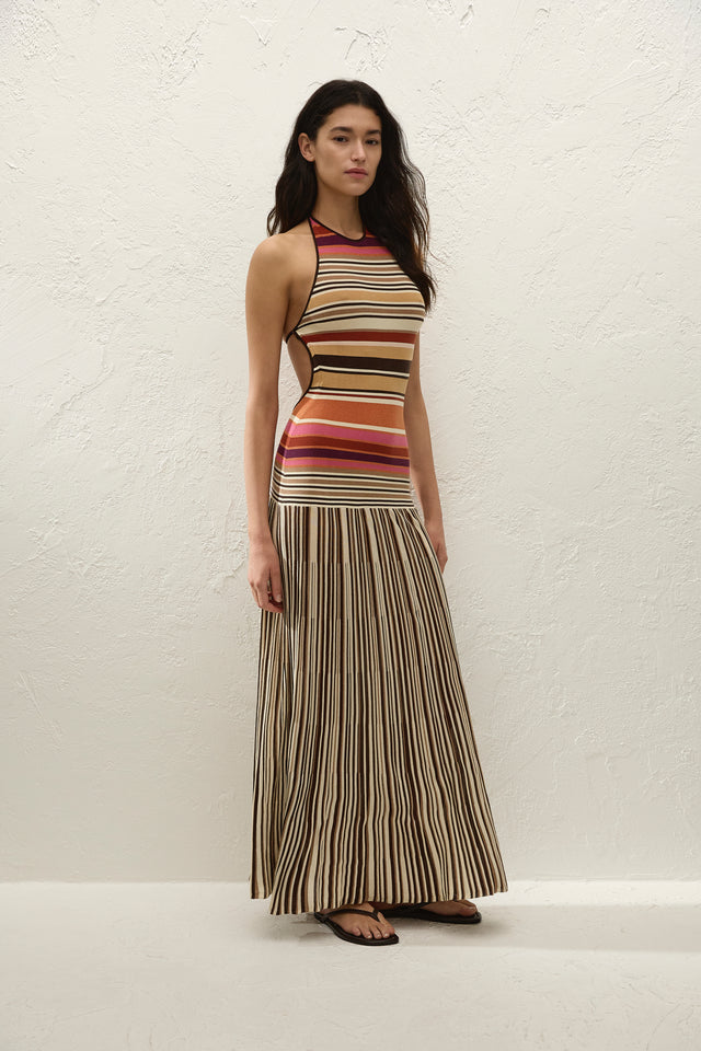 Maretta Maxi Dress Murano Amber - Final Sale