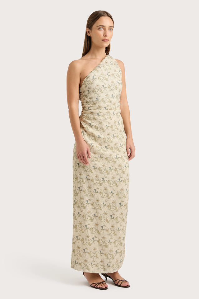 Jomana Midi Dress Daffodil Cream