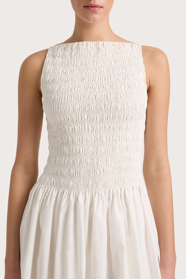 Noa Mini Dress White - Final Sale Faithfull the Brand Noa Mini Dress White - Final Sale Faithfull the Brand
