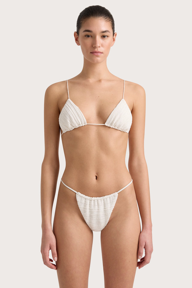 Brita Bikini Bottom White