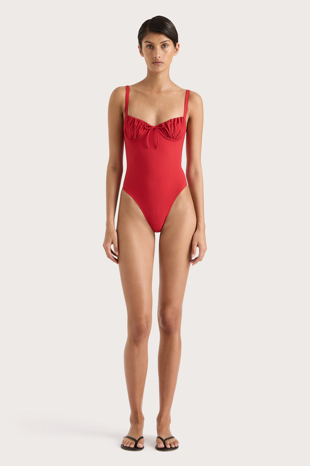 Dinard One Piece Red