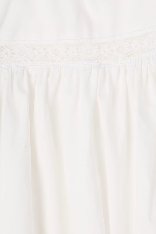 Emilia Playsuit Fresco Lace White