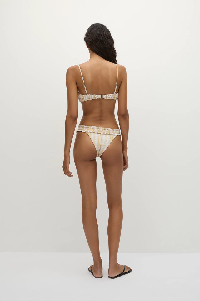 Esterel Bikini Bottom Piato Check - Final Sale