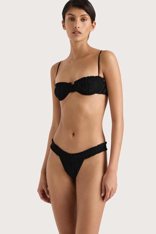 Esterel Bikini Top Black